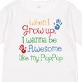 thumbnail image 4 of Inktastic Loved by Pop Pop Boys or Girls Long Sleeve Toddler T-Shirt, 4 of 5