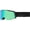 Black/Green/Mirror Green, variant on 100% Snowcraft S Hiper Goggle - Black/Silver; Mirror Silver