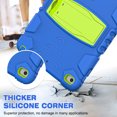 thumbnail image 6 of XYX Case for iPad Mini 5th/4th Generation 7.9 inch, Dual Layer Slim Heavy Shockproof Rugged Protective Cover Case with Kickstand (Blue Lime), 6 of 7