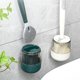 thumbnail image 4 of Cepillo de inodoro hidráulico Cepillo de limpieza suave de silicona tipo lengüeta Verde Afortunado Sencillez, 4 of 5