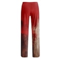 thumbnail image 6 of Halloween Womens Pajama Pants Soft Lounge Pajama Pants Funny Halloween Party Graphic Elastic Waist Drawstring Trendy Pj Pants Women Red L, 6 of 7
