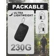 thumbnail image 6 of Men's Waterproof Rain Jacket, Lightweight Hooded Windbreaker for Hiking Cycling Black S, 6 of 7