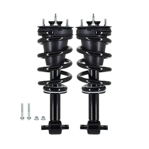Pair of 2 Front Quick Complete Strut-Coil Spring For 2014-2018 Chevrolet Silverado 1500 RWD