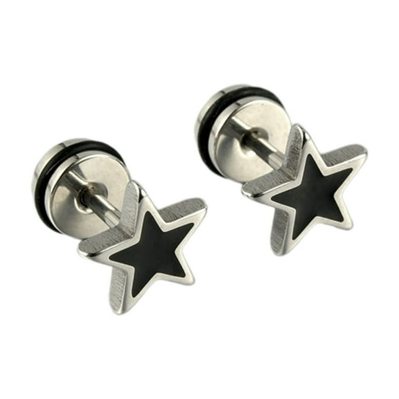 Fogun Unique Stainless Steel Skull Ear Piercings Goth Ear Studs Earrings Comfortable Wear Party Makeup for Fashion Enthusiasts