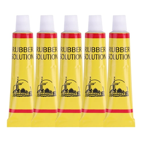 AQCW 5Pcs Bicycle Tire Repair Glue Universal Mountain Road Bike Motorcycle Tire Rubber Cement Tire Inner Tube Patch Puncture Repair Rubber Solution