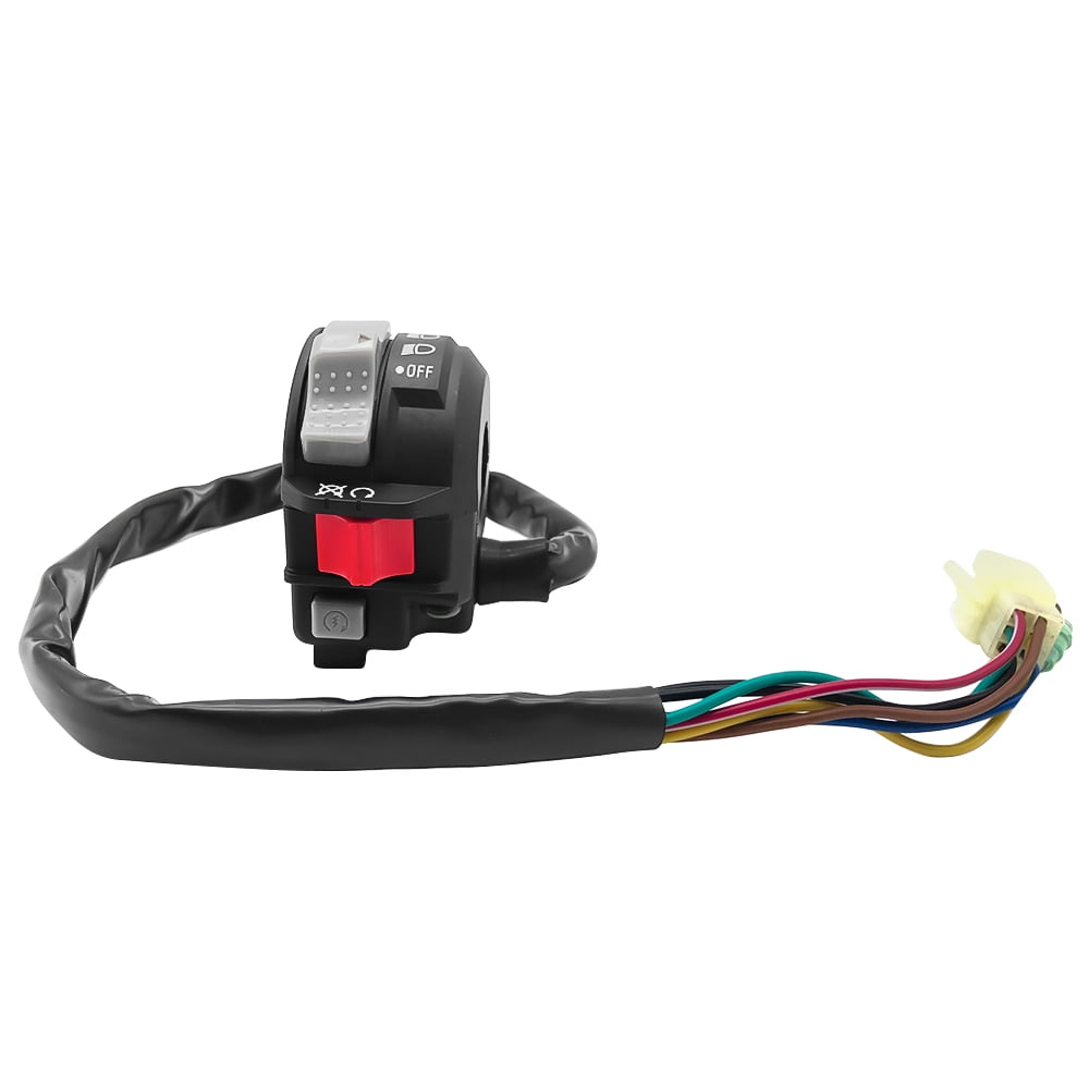 M MATI Start Stop Headlight Switch & Ignition Key Switch for Yamaha Warrior Grizzly Big Bear Wolverine Kodiak MOTO-4