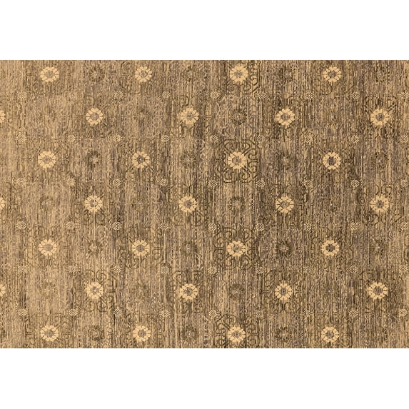 Ahgly Company Indoor Rectangle Oriental Brown Industrial Area Rugs, 3' x 5'