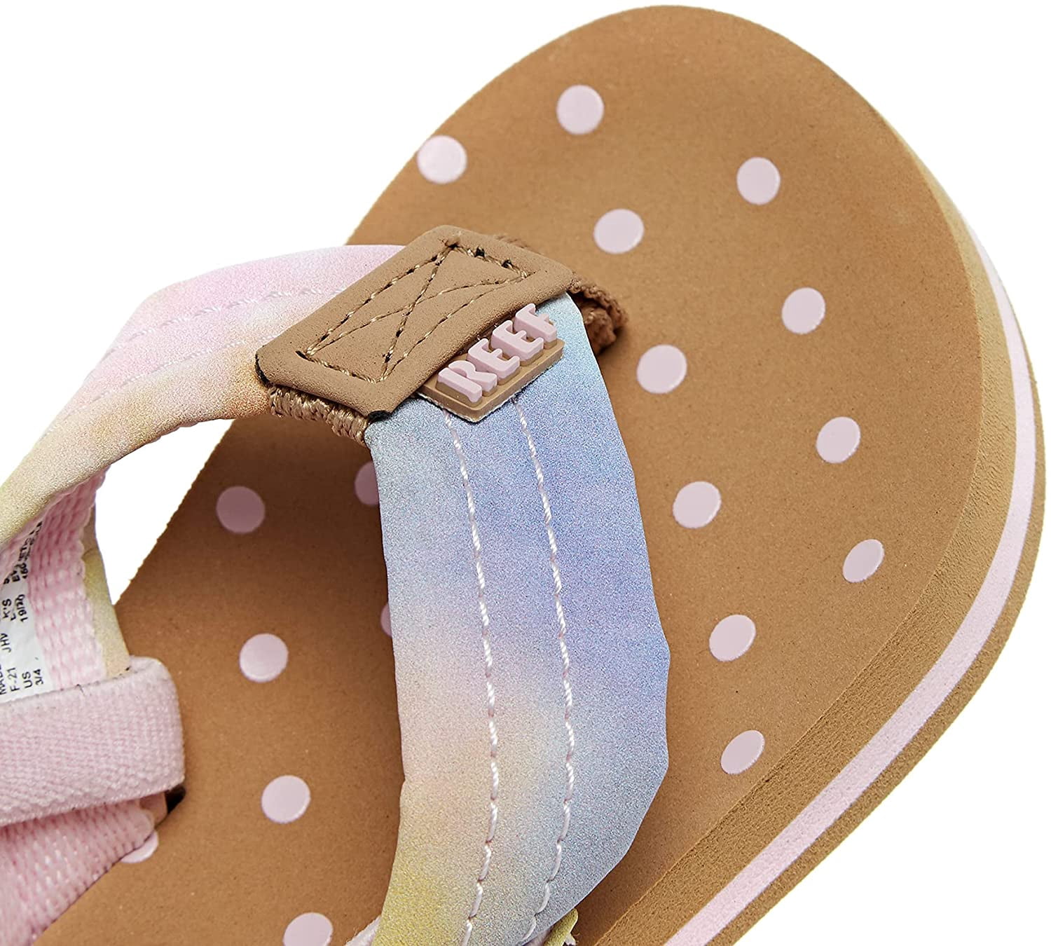 AHI Girls Sandals  Flip Flops for Girls Big Kid 8-12 Years 6-7 Big Kid Watercolor
