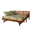 thumbnail image 2 of Kodiak Furniture Boho Wood Daybed/Pop Up in Barbados Brown w/ Floral Mattresses, 2 of 11