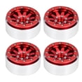 thumbnail image 1 of 4 bujes de rueda Beadlock de aleación de moda de 1,9 pulgadas y 10 orificios para la mayoría de los trepadores de control remoto 1/10 (rojo), 1 of 8