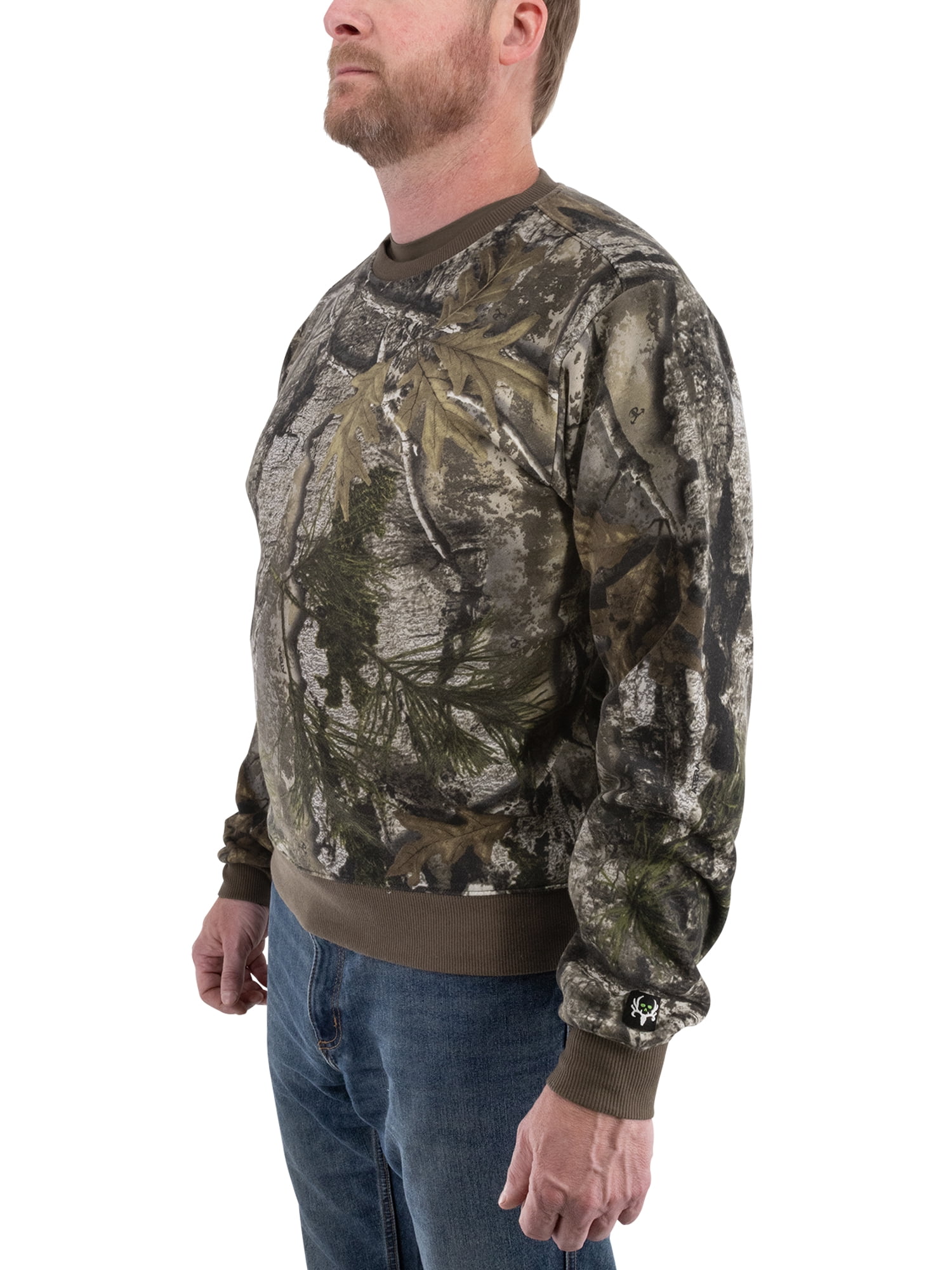 Bone Collector Camo CVC Crew Sweatshirt, S-3XL