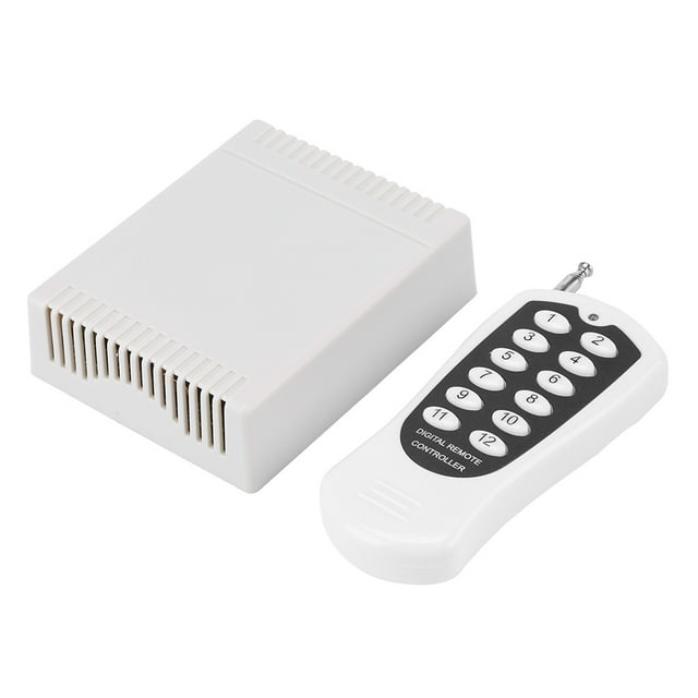 DC 12V Relais 12 Canaux Sans Fil RF Télécommande Interrupteur Émetteur et Récepteur