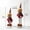 Pointed Hat Telescopic Bear - ML-Q1493B, variant on Christmas Retractable Standing Teddy Bear Plush Figurine, Adjustable Height Stuffed Bear with Hat Scarf for Fireplace Tabletop Xmas Holiday Home Decoration