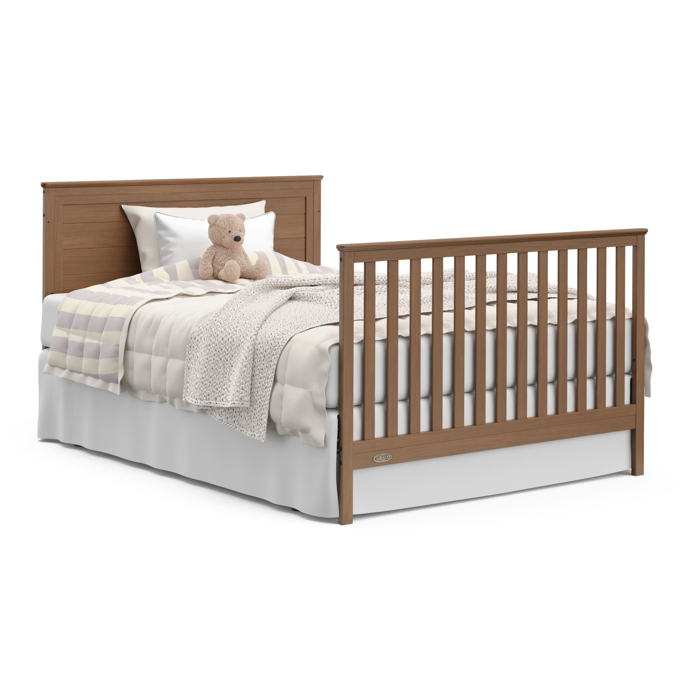 Graco Tristan Convertible Crib With Drawer - Hazelnut