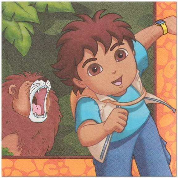 Diego's Biggest Rescue Luncheon Napkins - Party Supplies