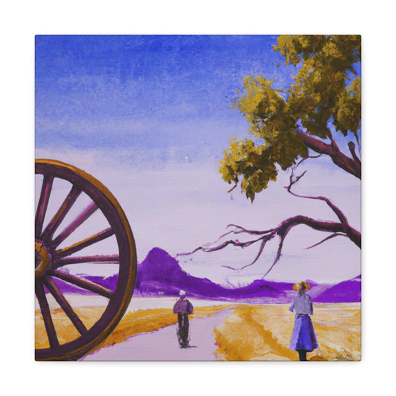 Wagon Wheel Opulence - Canvas