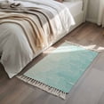 thumbnail image 4 of Area Rug with Tassels 2' x 3', Abstract Boho Gradient Line Kitchen Runner Rug for Hallway Bedroom Throw Rugs, Modern Geometric Stipe Soft Door Mat for Bathroom Entrance Living Room, 4 of 9