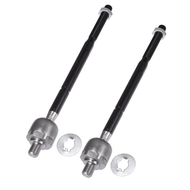 Unique Bargains 2pcs Kit de Extremos de Barra de Dirección Interna Frontal para Ford Explorer 2011-2019 para Lincoln MKT 2013-2019 Drag Link Negro