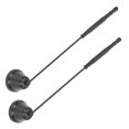 thumbnail image 3 of 2PCS Candle Snuffer with Long Handle Bell Shape Metal Flame Snuffer Cover Wick Extinguishing Tool Black, 3 of 22