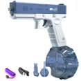 thumbnail image 1 of 100% nuevas pistolas de agua eléctricas para niños, pistolas de chorro automáticas 2023, juguete de agua para piscina de verano fiesta en la playaBlueC, 1 of 4