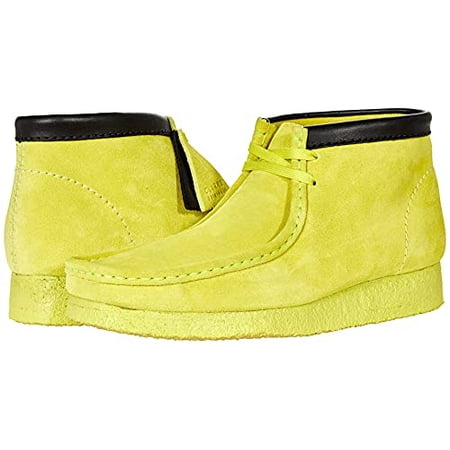 

Clarks Wallabee Boot Lime Hairy Suede 9.5 D (M)