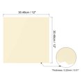 thumbnail image 2 of Uxcell 12"x12" Beige Vinyl Sheets Permanent Adhesive for Craft, Decorate Sticker 4 Pack, 2 of 5