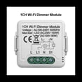 thumbnail image 2 of Tuya Wifi MóDulo de Interruptor de AtenuacióN Inteligente 10A Compatible con Control de 2 VíAs 1 Unidad Compatible con la AplicacióN Google Home Alexa Vida Inteligente, 2 of 5