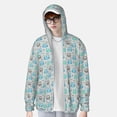 thumbnail image 2 of Kdxio Owl Print Women Men Sun Protection UPF 50+ Jackets Zip Up Long Sleeve Hoodie Hiking Lightweight with Pockets, 2 of 7