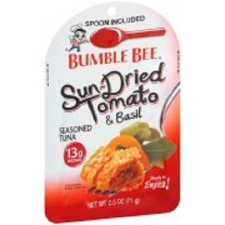 Bumble Bee Sun-Dried Tomato and Basil Seasoned Tuna 2.5 oz (Pack of
