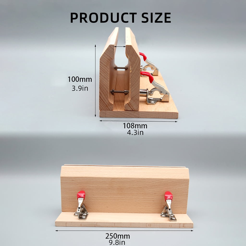 Wood Leathercraft Clamp Table for1eatherCraft Hand Stitching Project1eatherLacing Stitching Clip Tool for Leathercraft Hand Stitching Project