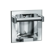 ASI-10-7410-S - Soap Dish - Satin Stainless Steel - Recessed