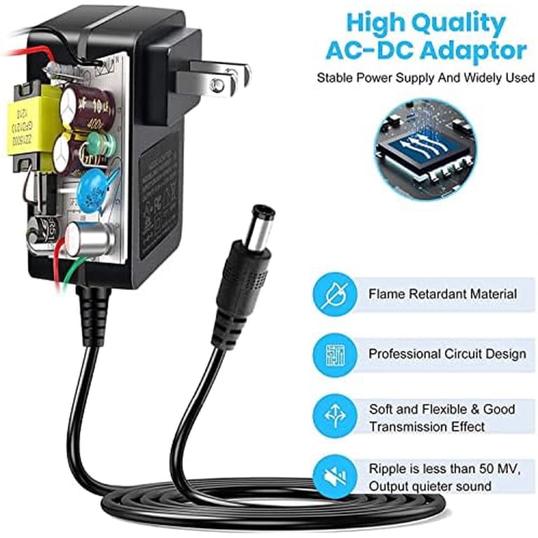 28.8V 0.8A Charger Replacement For Shark Vertex Vacuum - Compatible With IZ440H IZ462H IZ482H And More