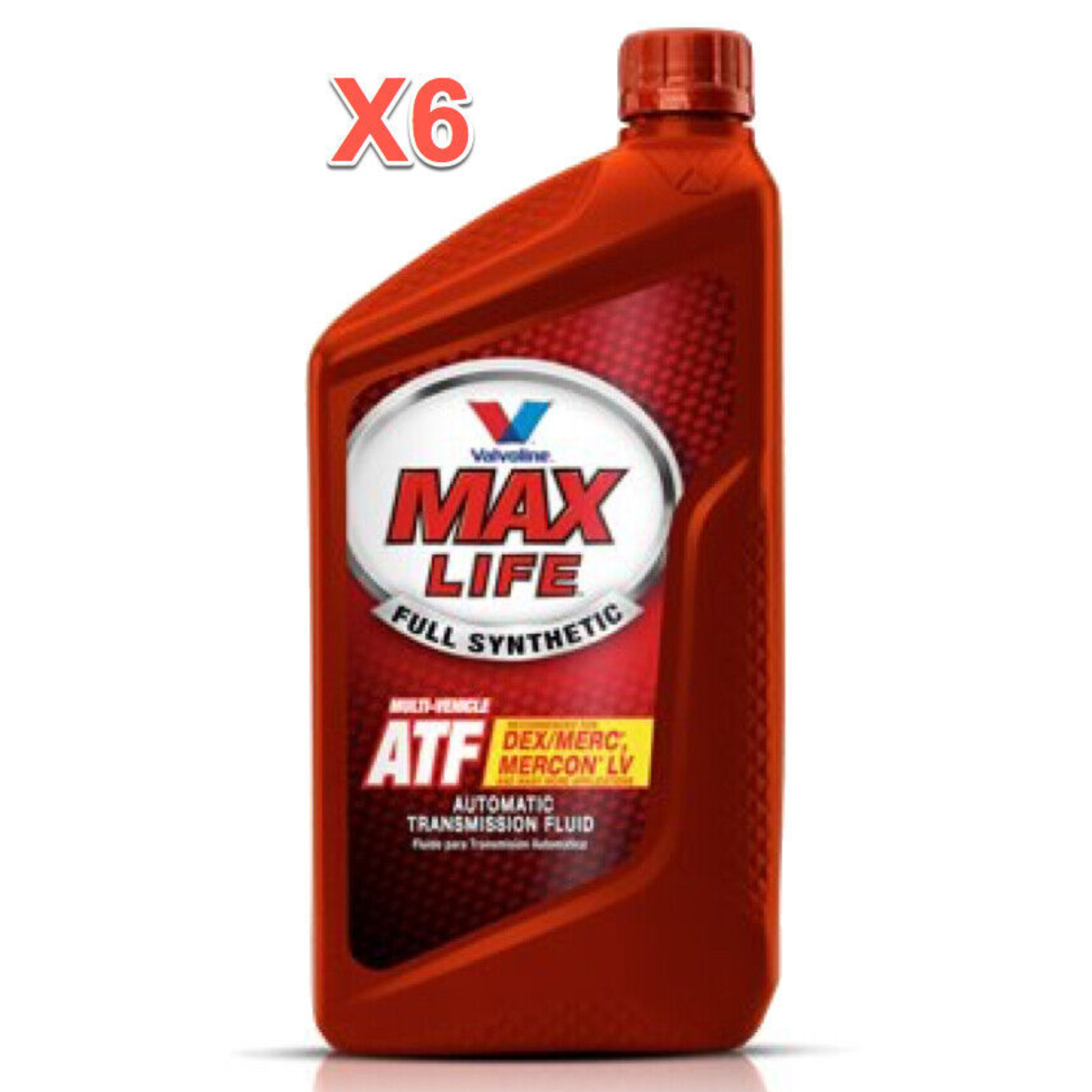 6 Qts. Auto. Trans. Fluid ATF VALVOLINE MaxLife Full Synthetic Dex/Mex