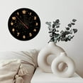thumbnail image 6 of Elegant LED Wall Clock with Modern Design for Home 10-Inch Silent Wooden Wall Clock, Battery Operated (AA Batteries Not Included), Artistic Home Decor, 6 of 7