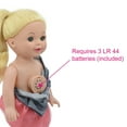 thumbnail image 4 of Lil Tots: 14" Talking Pet Grooming Playset - Doll, Pink-Grey-Green-Unicorn, Says 6 Phrases, Puppy W/ Care Accessories, New Adventures, Kids Ages 3+, 4 of 7