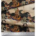 thumbnail image 3 of Soimoi Toile de Coton Imprimé Floral & Imprimé Femme Tissu par Yard 42 Pouces de Large, 3 of 3