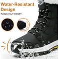 thumbnail image 5 of Fur Lined Winter Boots for Women - Waterproof Snow Booties with Anti-Slip Sole, Comfortable Outdoor Walking Shoes, 5 of 6