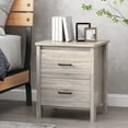 thumbnail image 2 of GDF Studio Titeca Contemporary 2 Drawer Nightstand, Sonoma Oak, 2 of 7