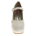 thumbnail image 4 of Josmo Big Kids Girls Dress Shoes, Beige, 5, 4 of 6