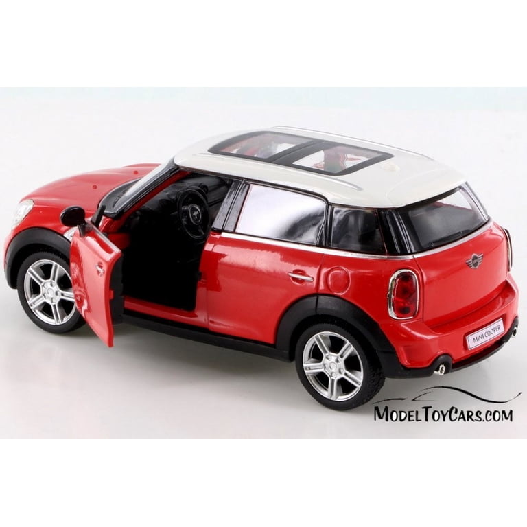 RMZ City Mini Cooper S Countryman, Red Diecast Model Toy Car with