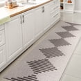 thumbnail image 4 of JONATHAN Y SANTA MONICA 2 x 8 Runner Rug, Vinales Diamond Stripe - Light Gray/Black, SMB204B-28, 4 of 7