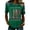 Green, variant on Never Forget 9/11 Shirt for Women Patriotic Memorial Graphic Tee American Flag Print Crew Neck Short Sleeve Tops