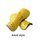 thumbnail image 5 of Yuarrent Mangas de pierna de EVA para adultos y niños, protectores de piernas deportivos para adultos, fáciles de usar y protectores Ropa Deportiva, Zapatos adulto amarillo, 5 of 6