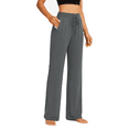 thumbnail image 6 of WQD Yoga Pants with Pockets for Women Sweatpants High Waist Drawstring Workout Pants Casual Work Pants Flare Leggings, 6 of 9