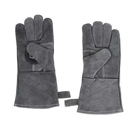 HZXVOGEN 16-Inch Heat Resistant Work Gloves – 932°F Welding & Grilling Gloves