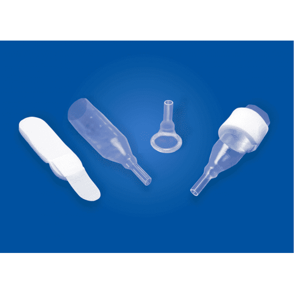 Bard Male External Catheter Natural Non-Adhesive Reusable Strap Silicone Medium, Count of 1