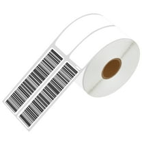 NineLeaf 1 Roll Compatible for DYMO 30253 1-1/8 in x 3-1/2 in 2-up Address Barcode Labels, 700 Labels Per Roll