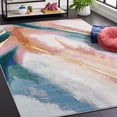 thumbnail image 2 of SAFAVIEH Art Studio Tomas Abstract Area Rug, Ivory/Rust, 5'1" x 7'6", 2 of 8