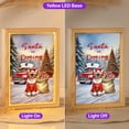 thumbnail image 2 of Santa is Coming Sphynx Merry Christmas Xmas Noel Truck Tree Acrylic Plaque with Wood Photo Frame Box Cat Lover Kitten Owner Gifts Idea Light Box - 02023, 2 of 5