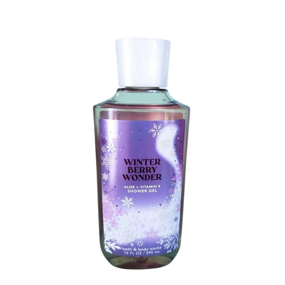 Bath and Body Works Winter Berry Wonder Shower Gel with Aloe   Vitamin E (10 FL OZ / 295 mL)